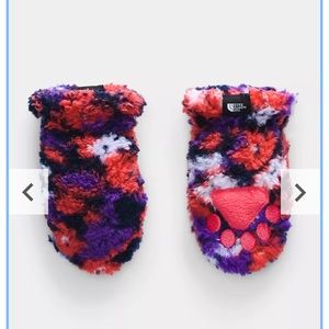 North Face baby mittens